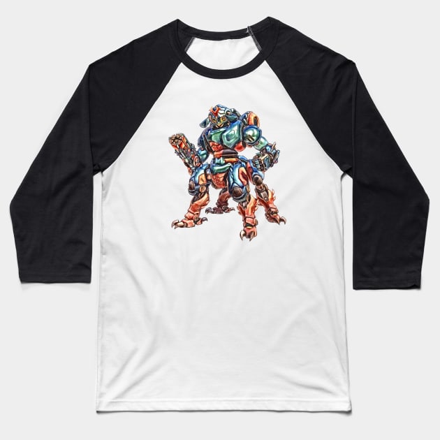 Overwatch Orisa Dynastinae Skin P Baseball T-Shirt by Green_Shirts